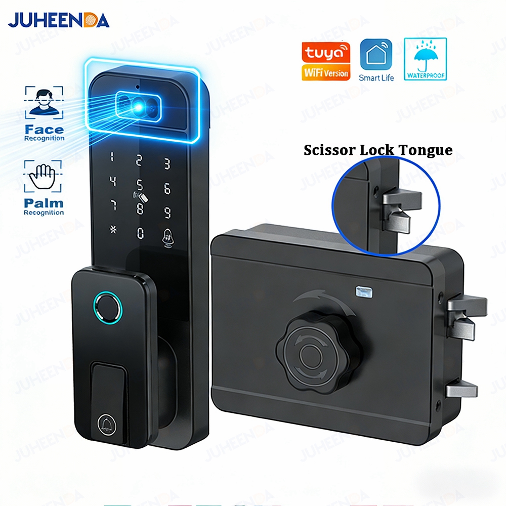 Smart Garden Door Lock - Tuya WiFi Smart Door Lock Face