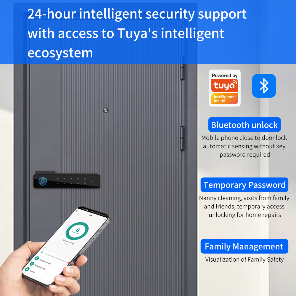 Minimalist Electronic Fingerpr - Smart Garden Door Lock review and price