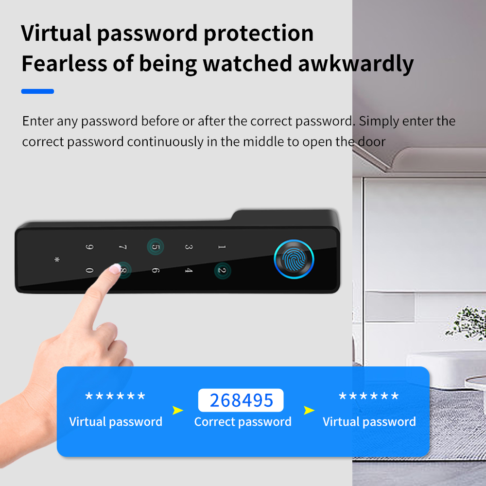 Minimalist Electronic Fingerpr - Smart Garden Door Lock review and price