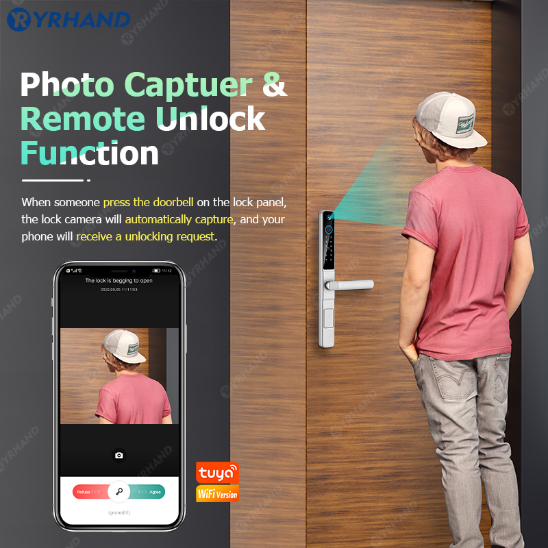 YRHAND IP66 Keyless Cat's Eye  - Smart Garden Door Lock review and price