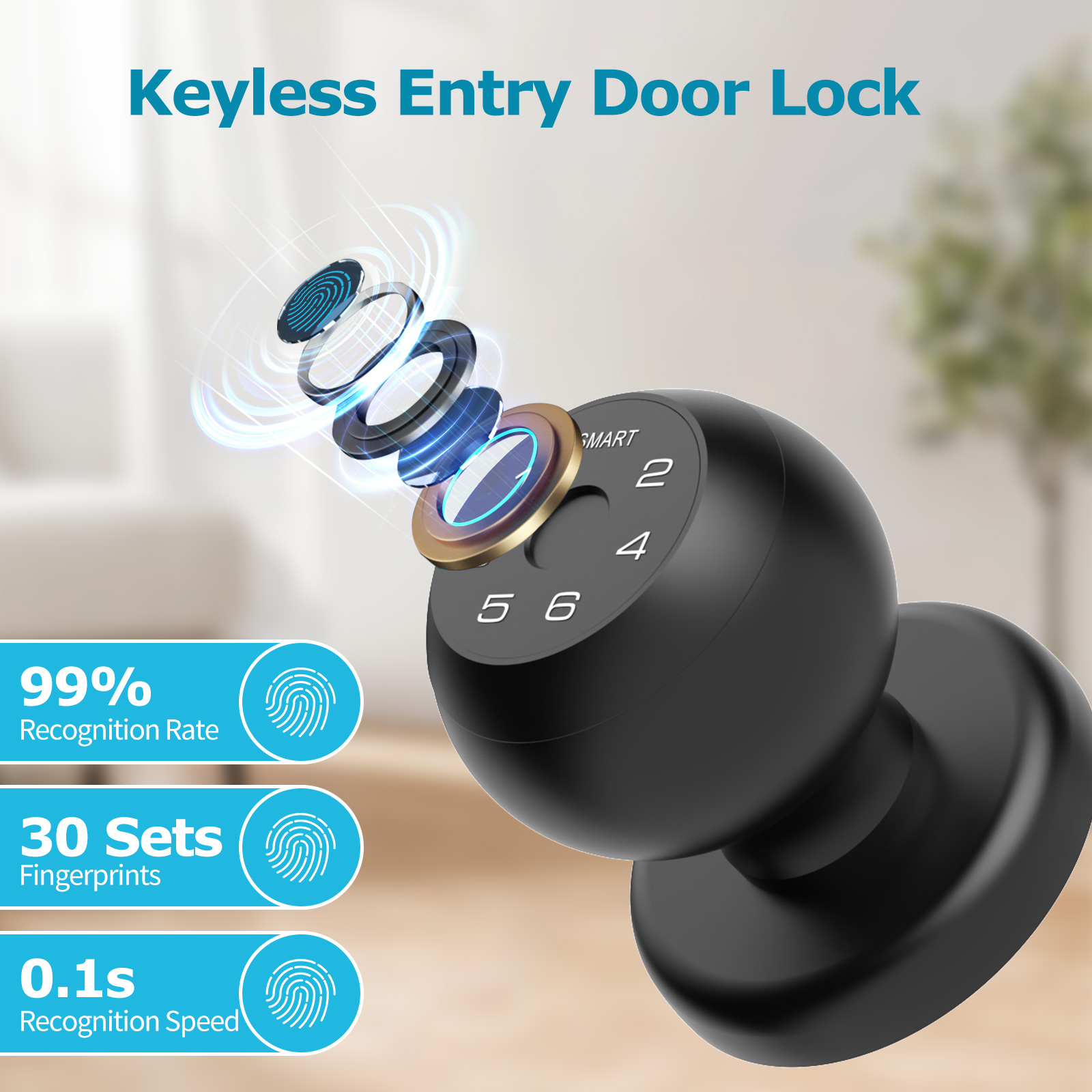 Viladepot Smart Lock Fingerpri - Smart Garden Door Lock review and price