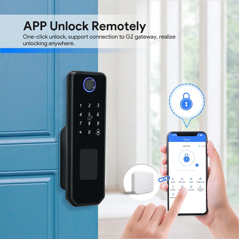 Double-sided fingerprint water - Smart Garden Door Lock review and price