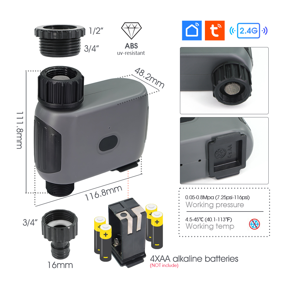 Tuya Smart Wifi Timer Misting  - Smart Garden Timer review and price