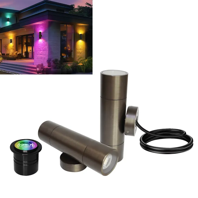 Durable Brass Outdoor LED Wall - Smart Gardening review and price
