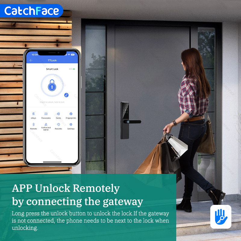 Bluetooth Fingerprint Door Loc - Smart Garden Door Lock review and price