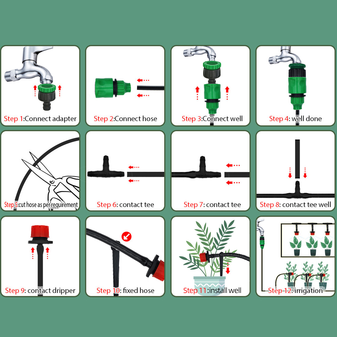 Greenhouse 15M-30M DIY Drip Ir - Smart Garden Tower review and price