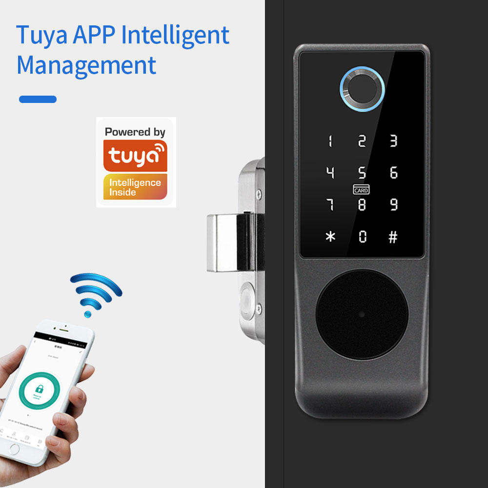 TUYA WIFI Smart Door Lock Fing - Smart Garden Door Lock review and price