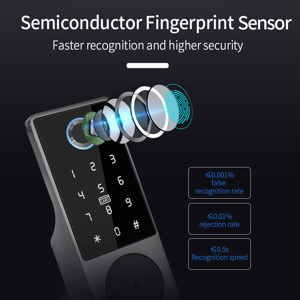 TUYA WIFI Smart Door Lock Fing - Smart Garden Door Lock review and price