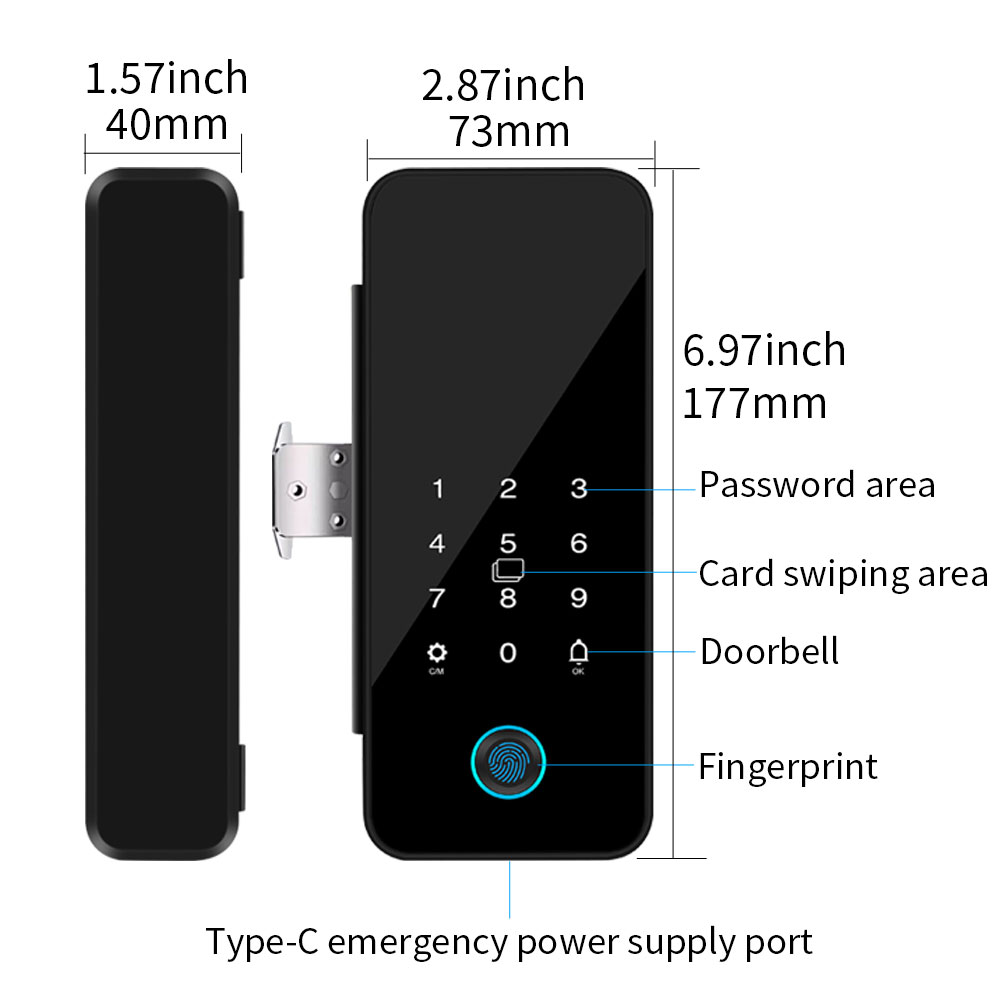 Tuya Smart Life Bluetooth Glas - Smart Garden Door Lock review and price