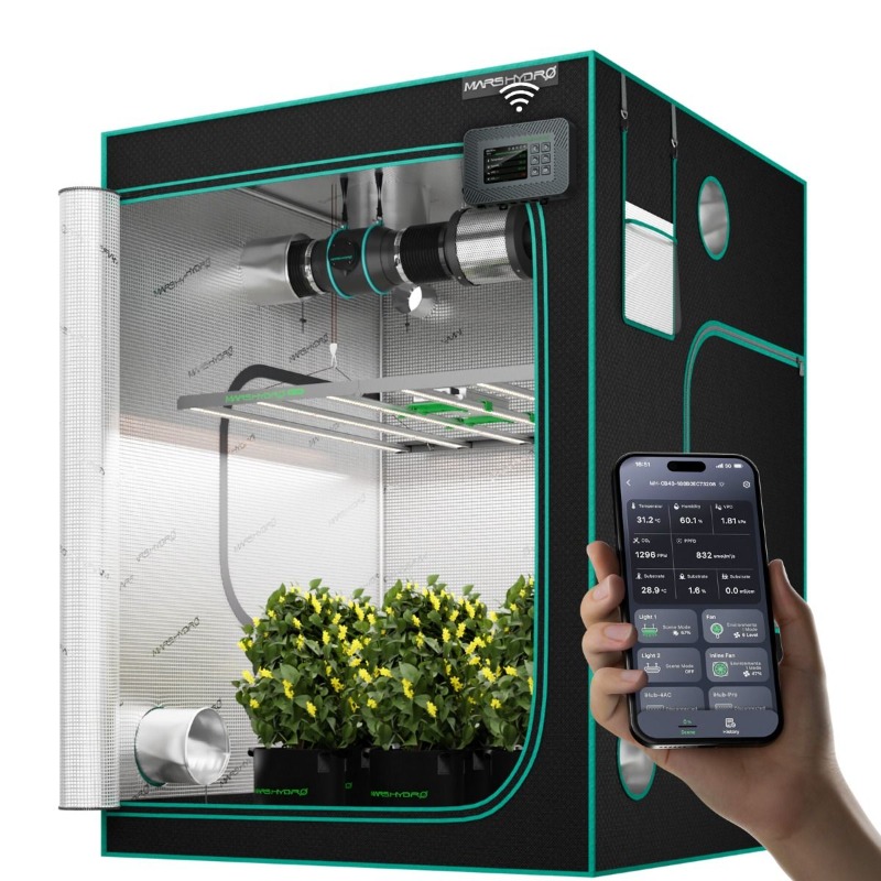 480W 4x4ft 120x120cm FC4800 EV - Grow Tent Complete Kit review and price