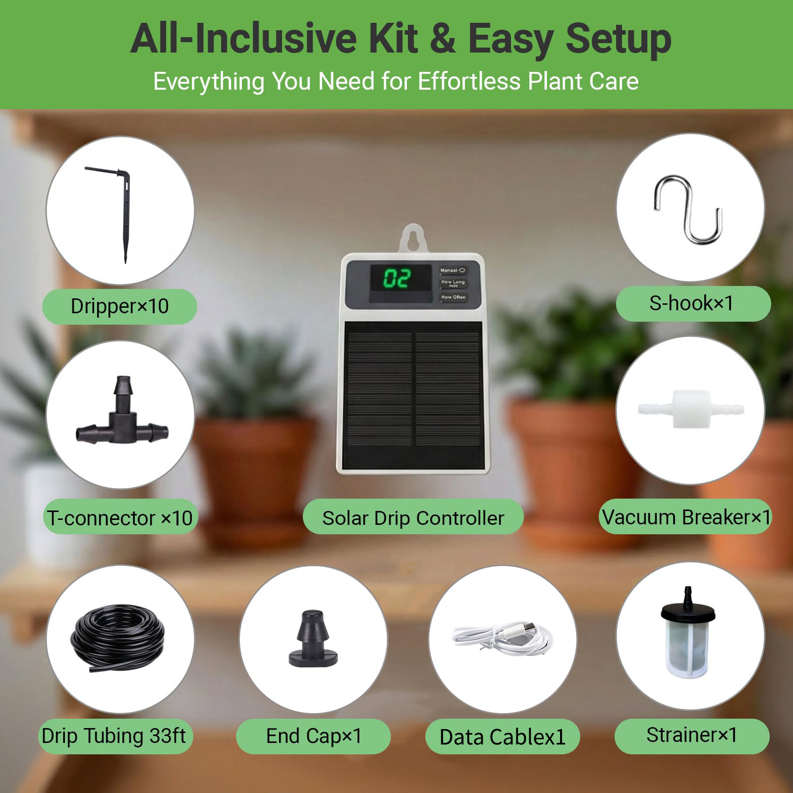 Upgraded Solar Drip Irrigation - Smart Garden Tower review and price