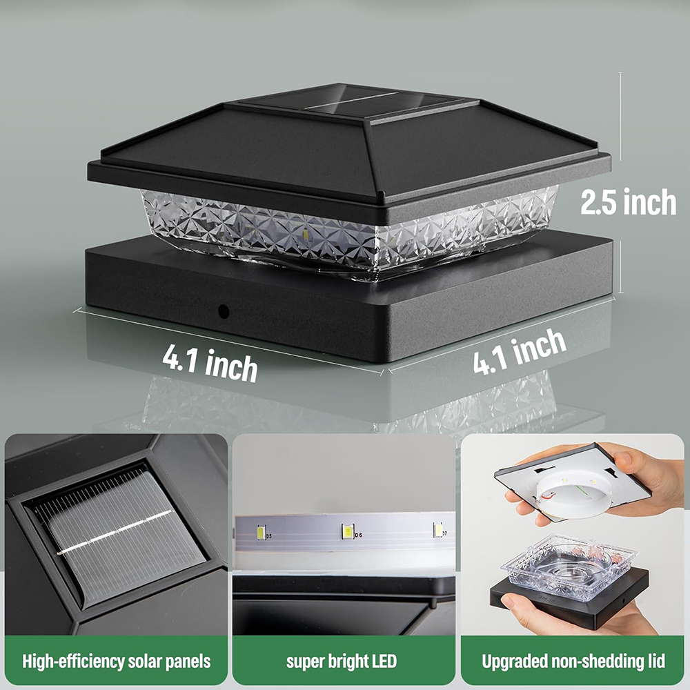 6/12X Outdoor Solar Post Cap L - Smart Garden Gate review and price