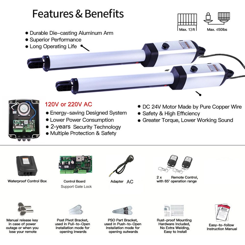 MK702 Automatic Swing Gate Ope - Smart Garden Gate review and price
