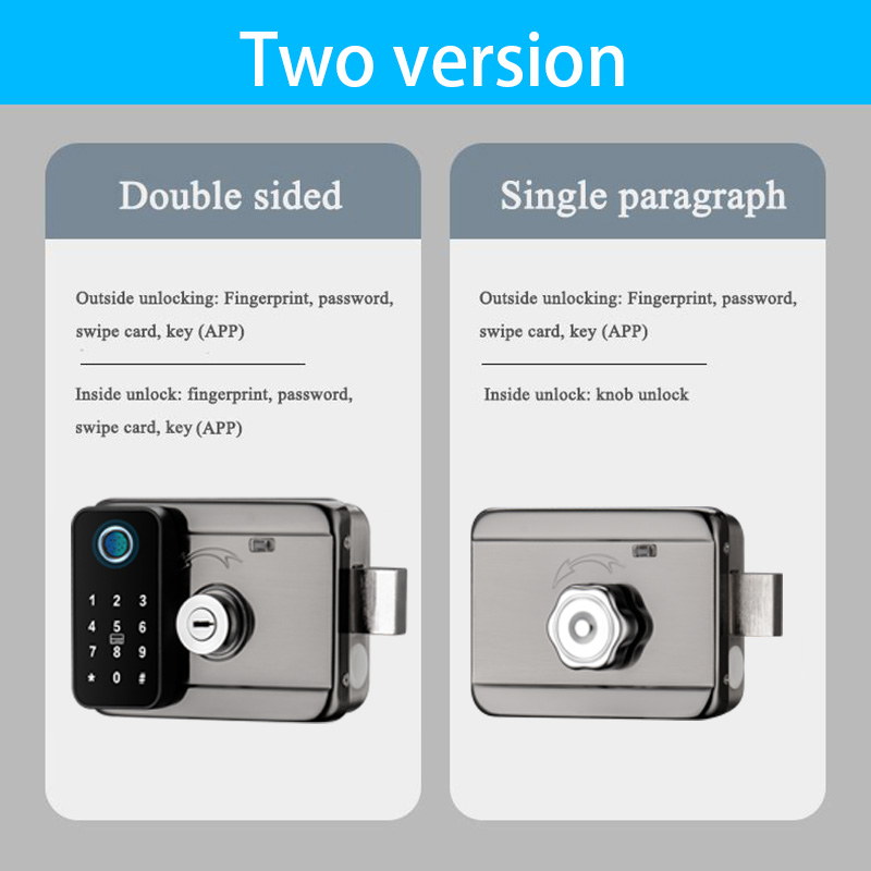 Waterproof Smart Door Lock Fin - Smart Garden Door Lock review and price
