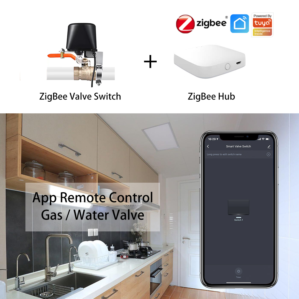 ZigBee Water/Gas Valve Remote  - Smart Garden Gate review and price