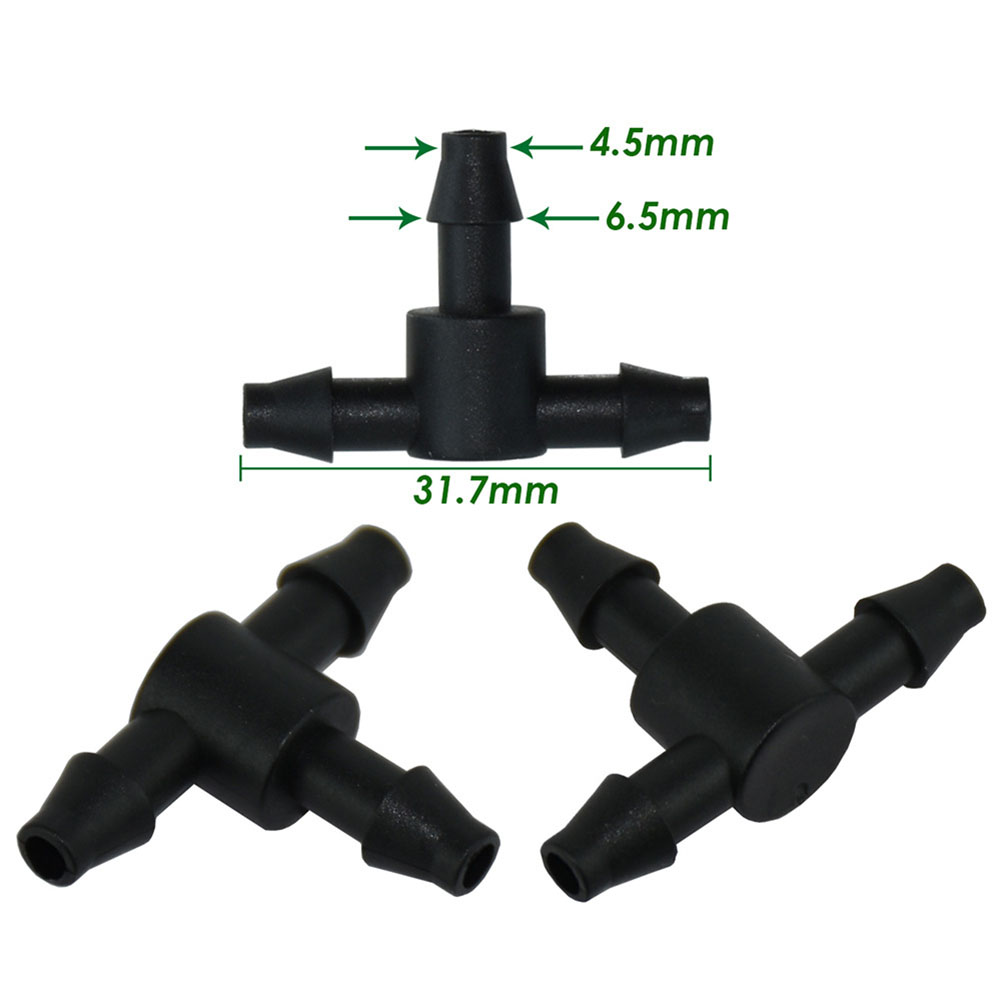 50 Pcs Black 1/4 Inch Barbed T - Smart Garden Tower review and price