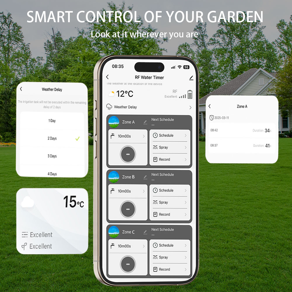 Tuya Wifi+RF433 3-outlet Water - Smart Garden Timer review and price