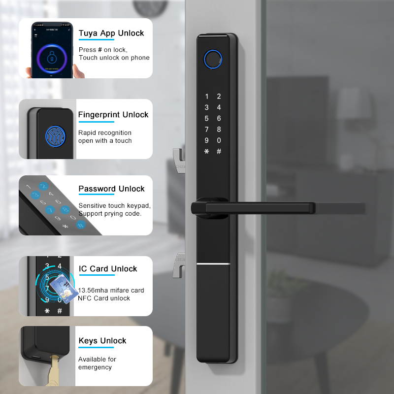 Euro 92/85/72mm Tuya wifi Smar - Smart Garden Door Lock review and price