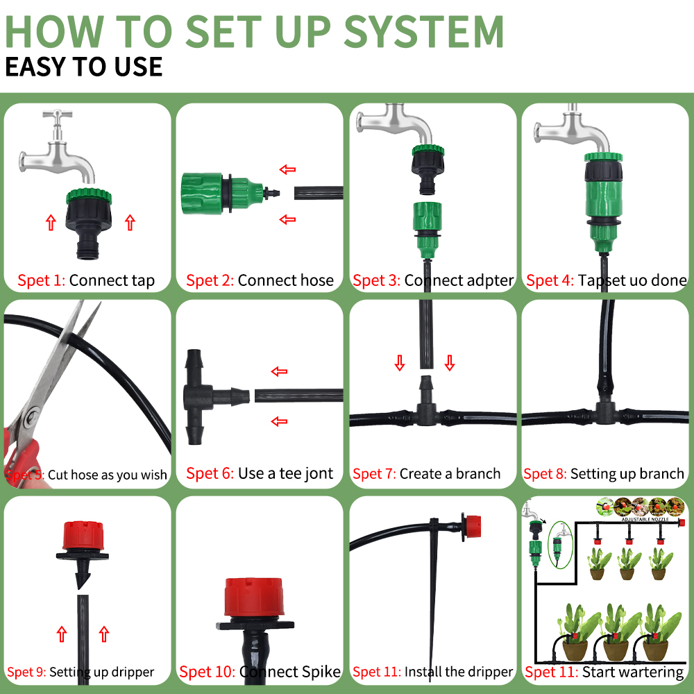 Micro Drip Irrigation System P - Smart Garden Tower review and price